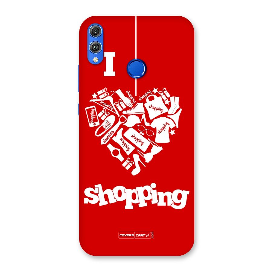 Shopaholic Shopping Love Back Case for Honor 8X