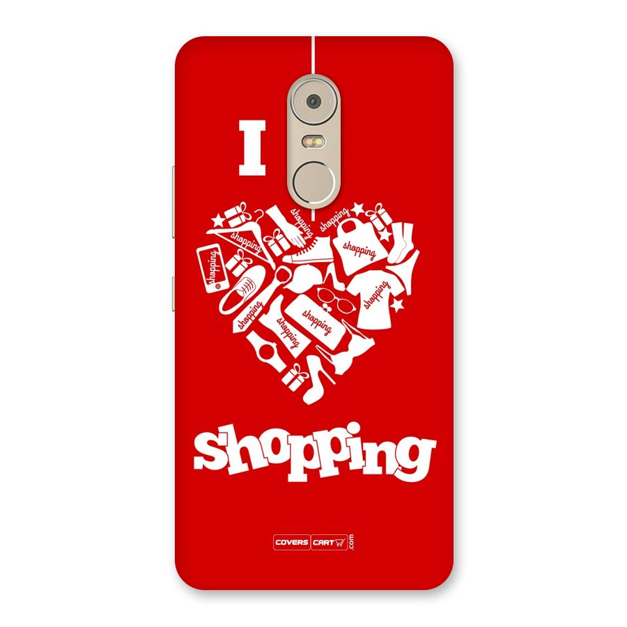 Shopaholic Shopping Love Back Case for Lenovo K6 Note