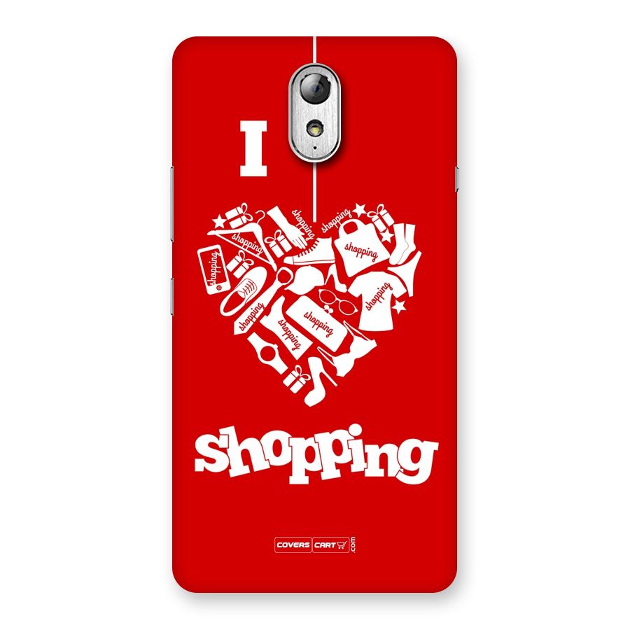 Shopaholic Shopping Love Back Case for Lenovo Vibe P1M