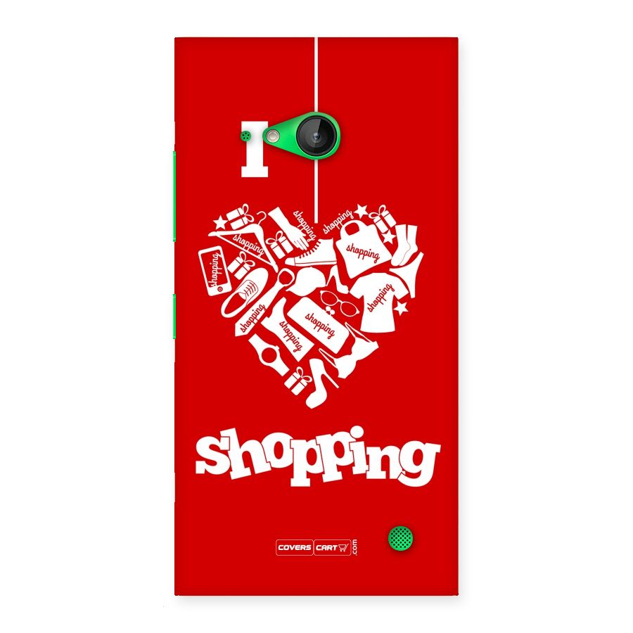 Shopaholic Shopping Love Back Case for Lumia 730
