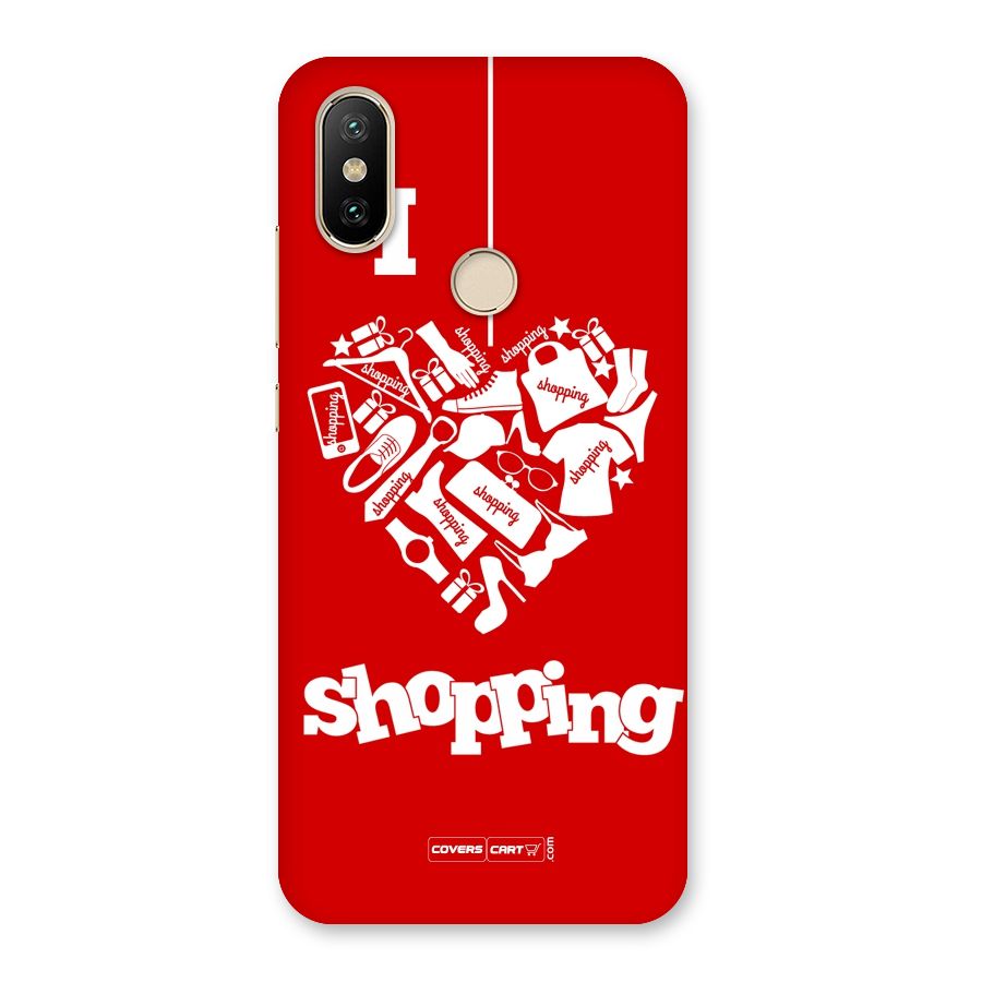 Shopaholic Shopping Love Back Case for Mi A2