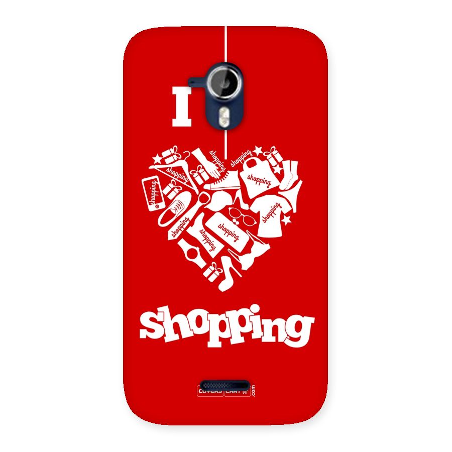 Shopaholic Shopping Love Back Case for Micromax Canvas Magnus A117