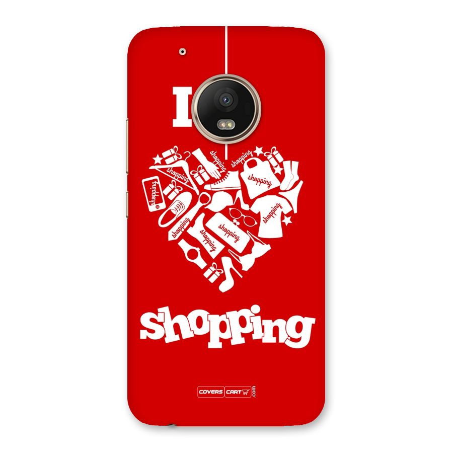Shopaholic Shopping Love Back Case for Moto G5 Plus