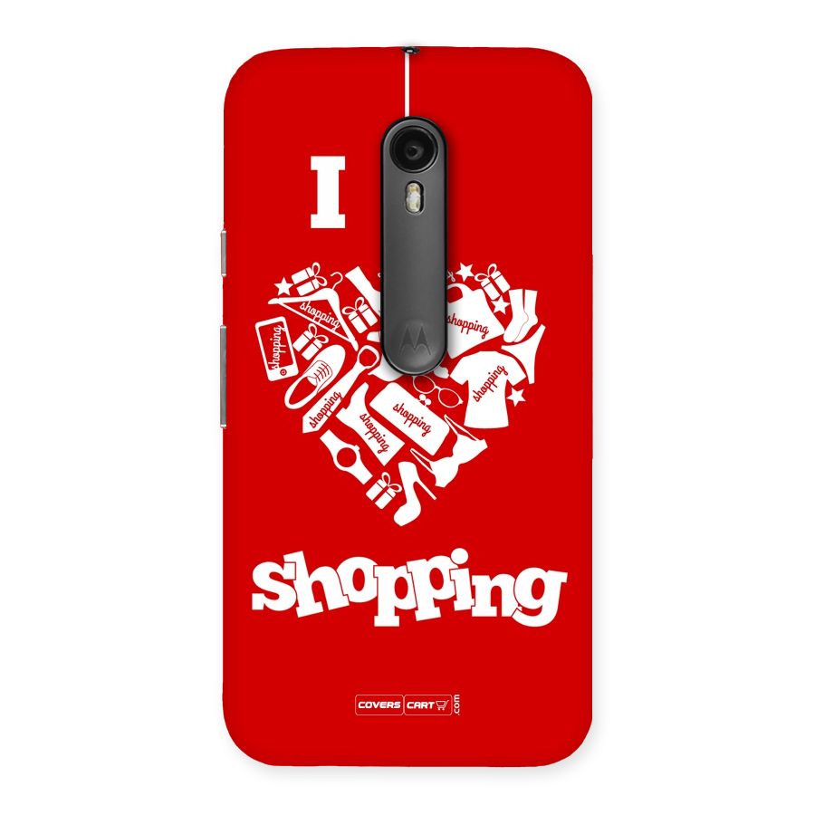 Shopaholic Shopping Love Back Case for Moto G Turbo