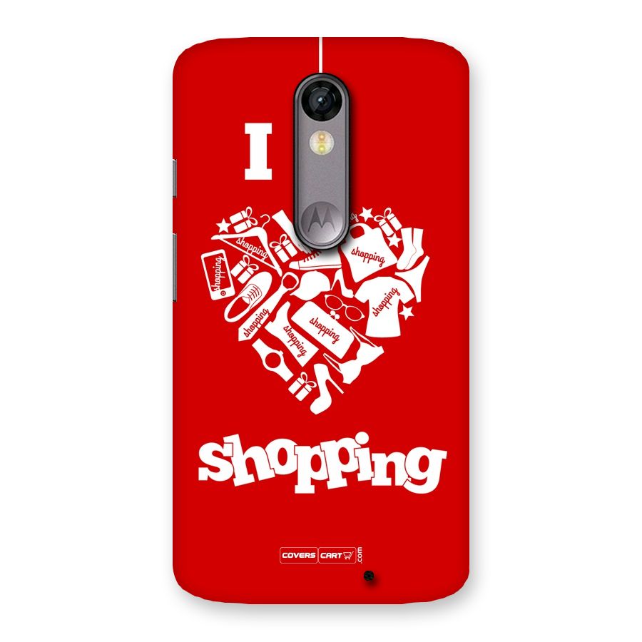 Shopaholic Shopping Love Back Case for Moto X Force