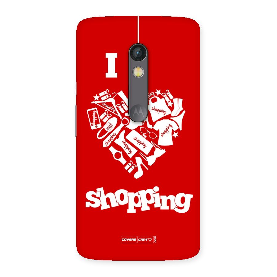 Shopaholic Shopping Love Back Case for Moto X Play