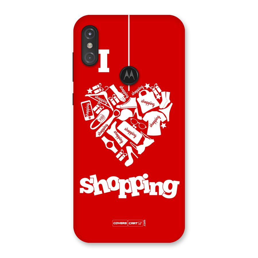 Shopaholic Shopping Love Back Case for Motorola One Power