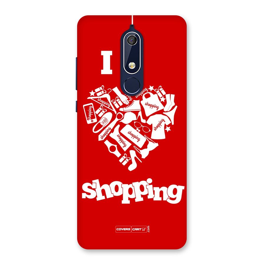Shopaholic Shopping Love Back Case for Nokia 5.1