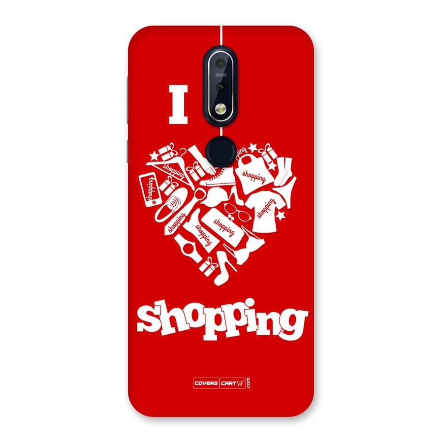 Shopaholic Shopping Love Back Case for Nokia 7.1