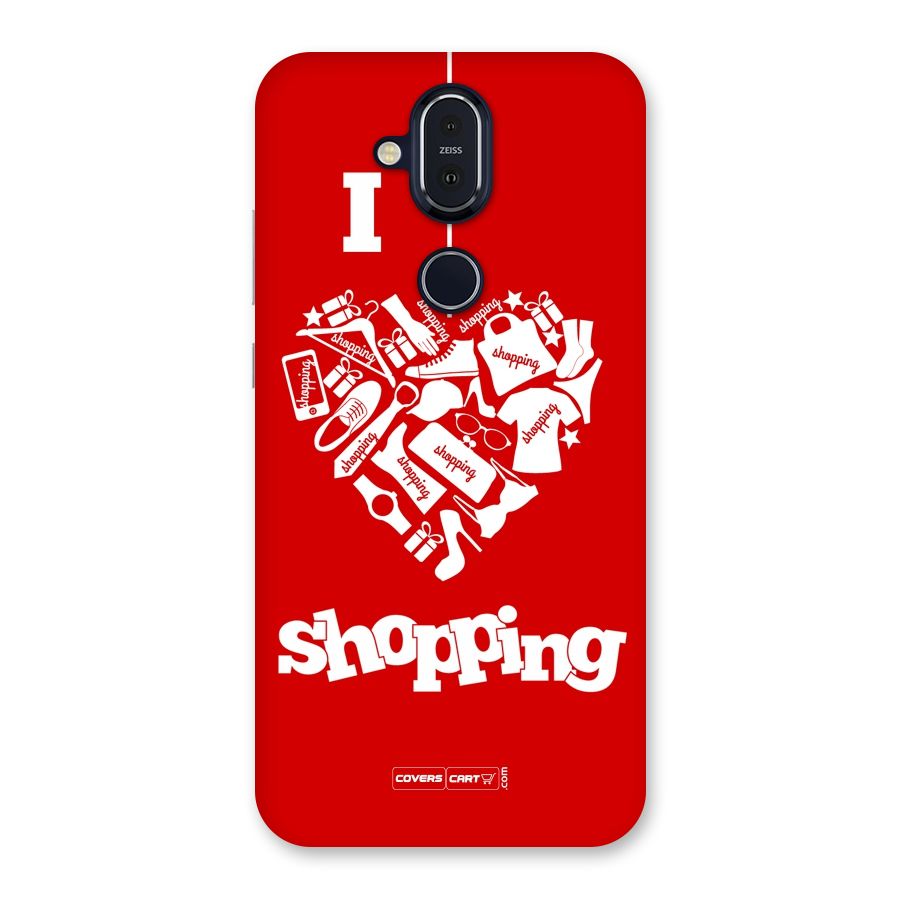 Shopaholic Shopping Love Back Case for Nokia 8.1