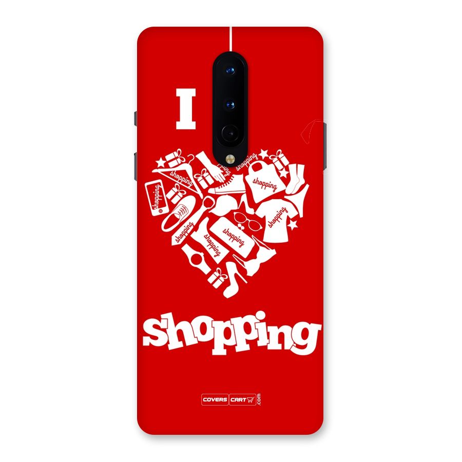 Shopaholic Shopping Love Back Case for OnePlus 8