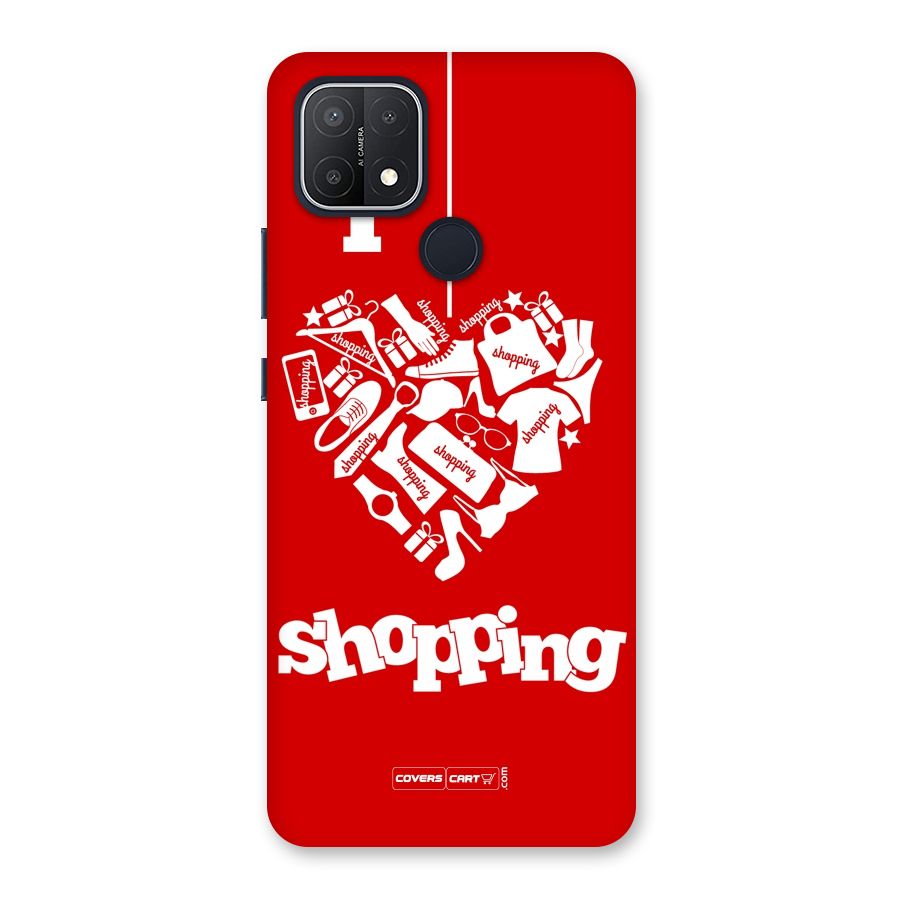 Shopaholic Shopping Love Back Case for Oppo A15