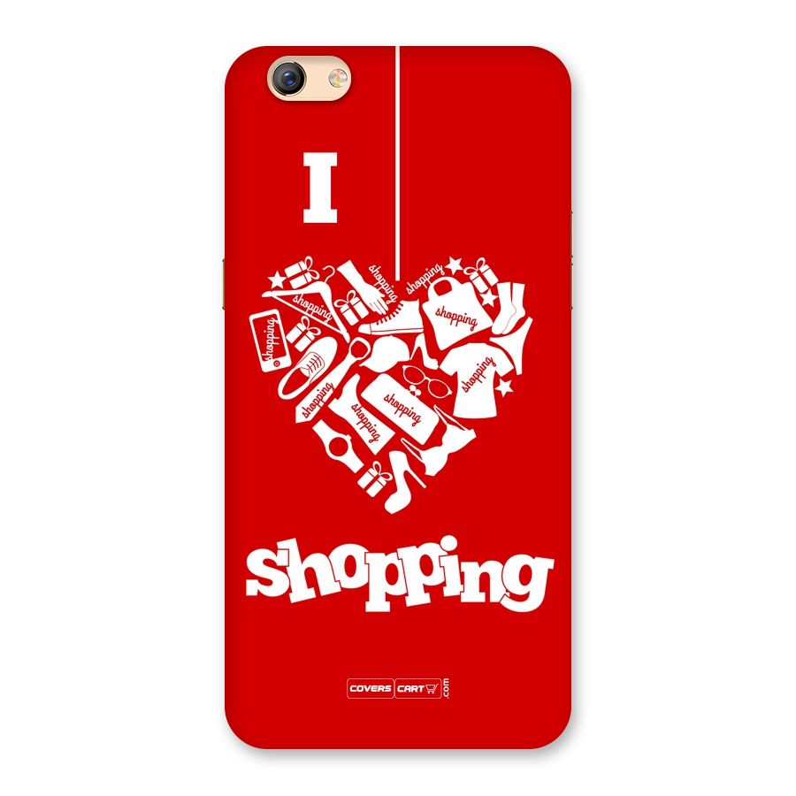 Shopaholic Shopping Love Back Case for Oppo F3 Plus