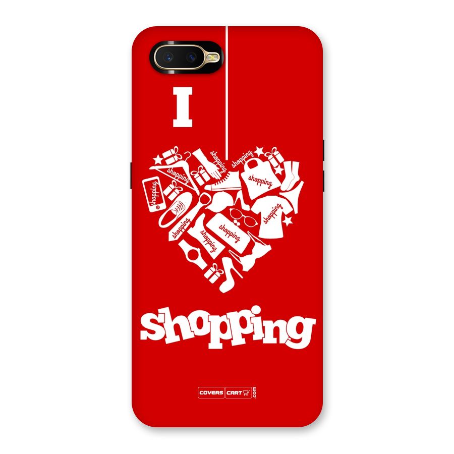 Shopaholic Shopping Love Back Case for Oppo K1