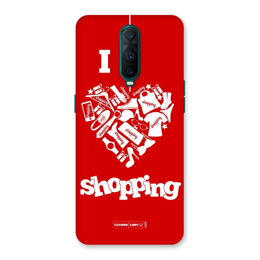 Shopaholic Shopping Love Back Case for Oppo R17 Pro