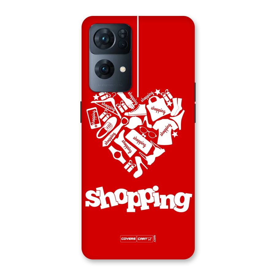 Shopaholic Shopping Love Back Case for Oppo Reno7 Pro 5G