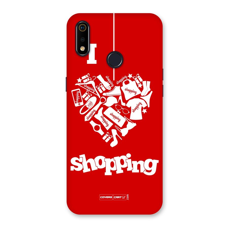 Shopaholic Shopping Love Back Case for Realme 3i