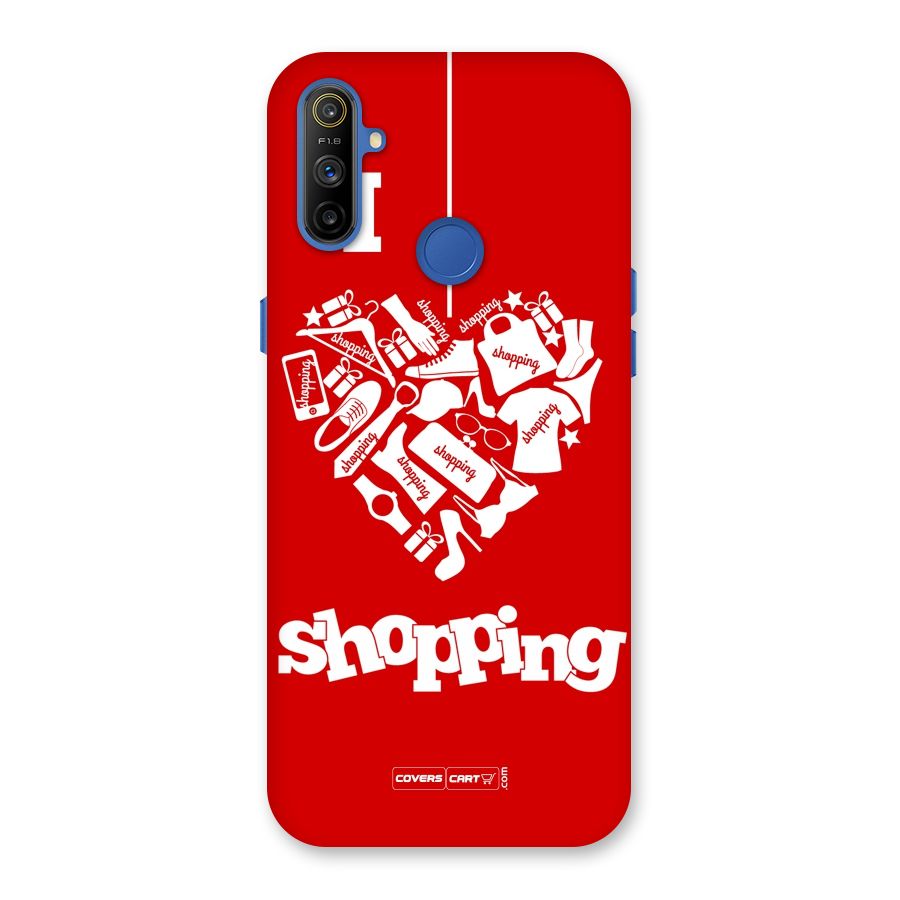 Shopaholic Shopping Love Back Case for Realme Narzo 10A
