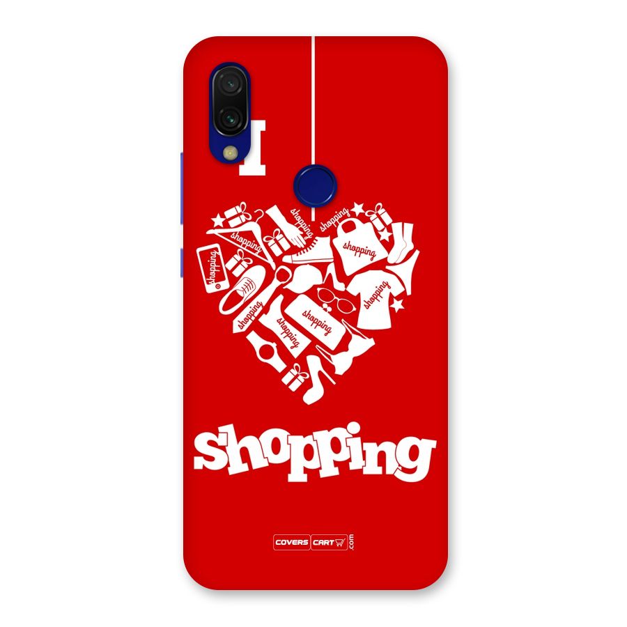 Shopaholic Shopping Love Back Case for Redmi 7