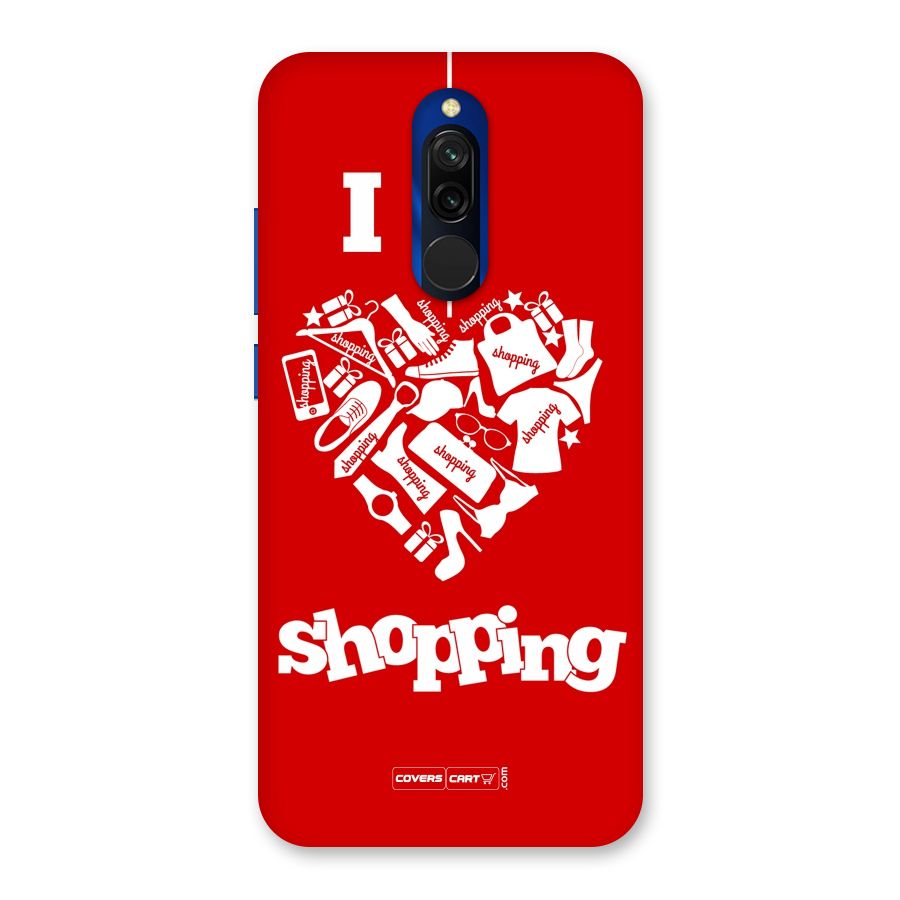 Shopaholic Shopping Love Back Case for Redmi 8