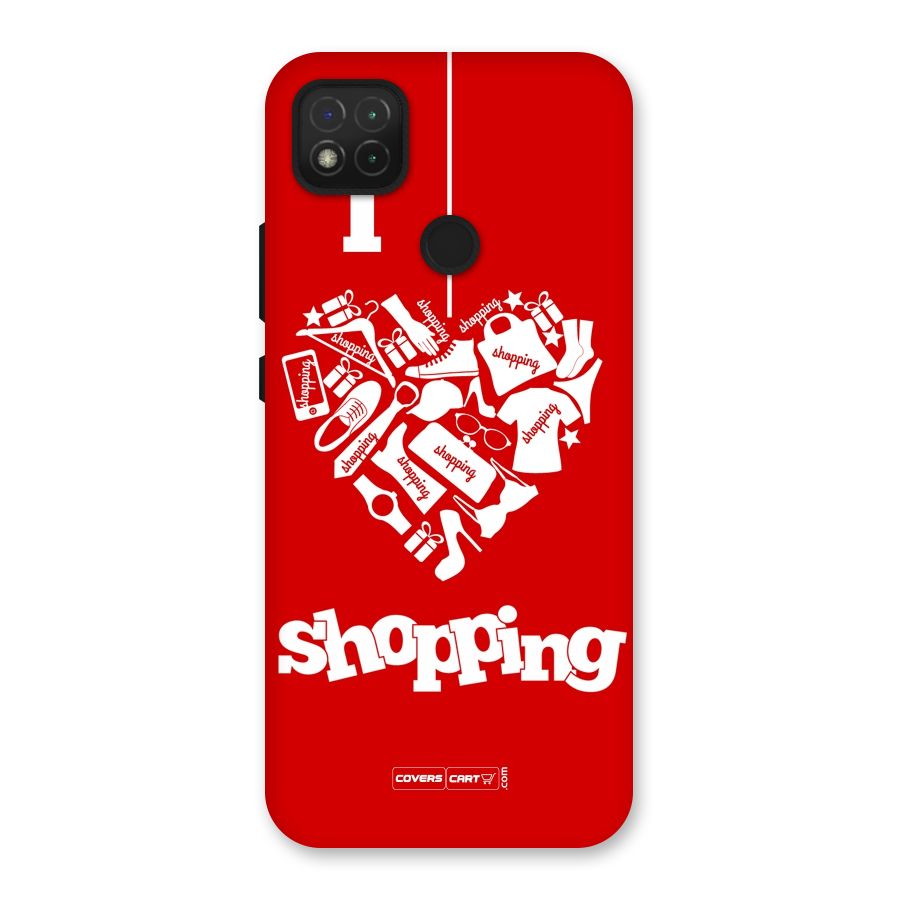 Shopaholic Shopping Love Back Case for Redmi 9C