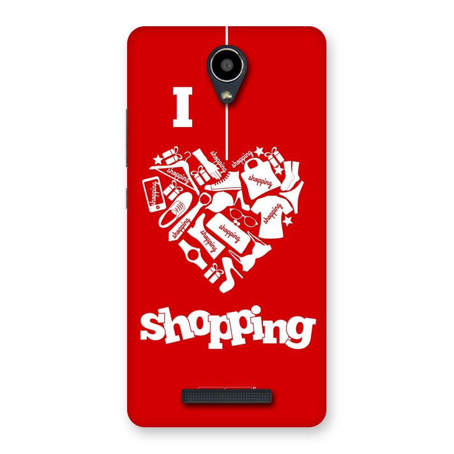 Shopaholic Shopping Love Back Case for Redmi Note 2