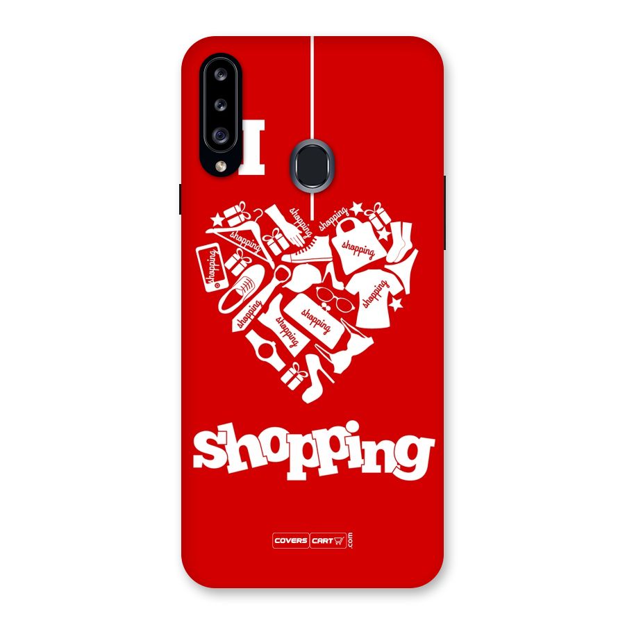 Shopaholic Shopping Love Back Case for Samsung Galaxy A20s