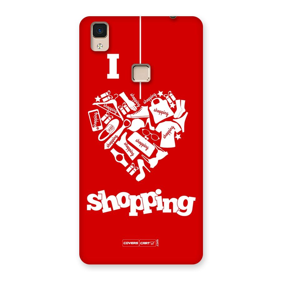 Shopaholic Shopping Love Back Case for V3 Max