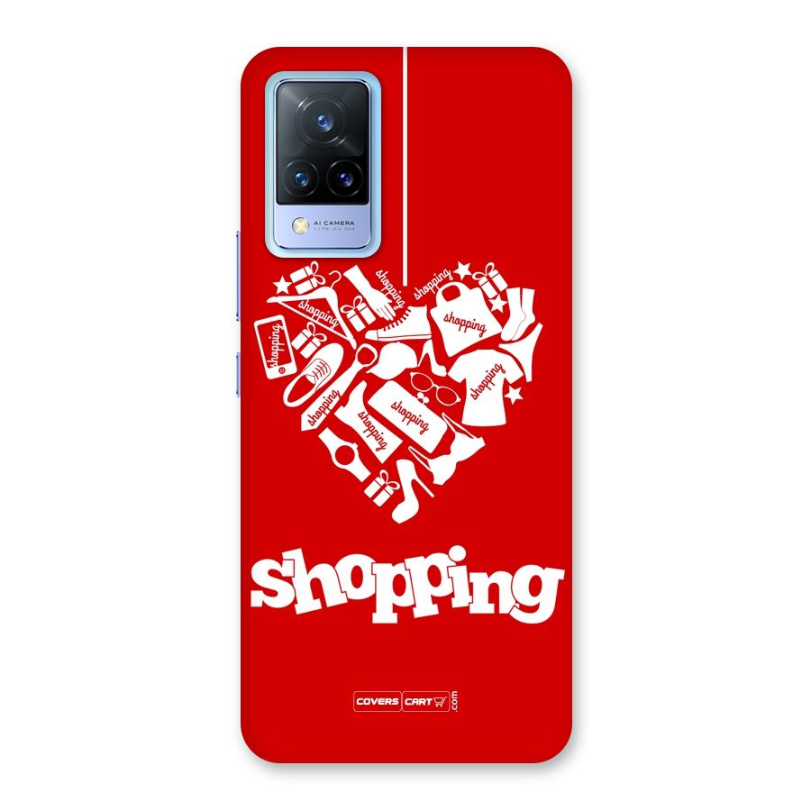 Shopaholic Shopping Love Back Case for Vivo V21 5G