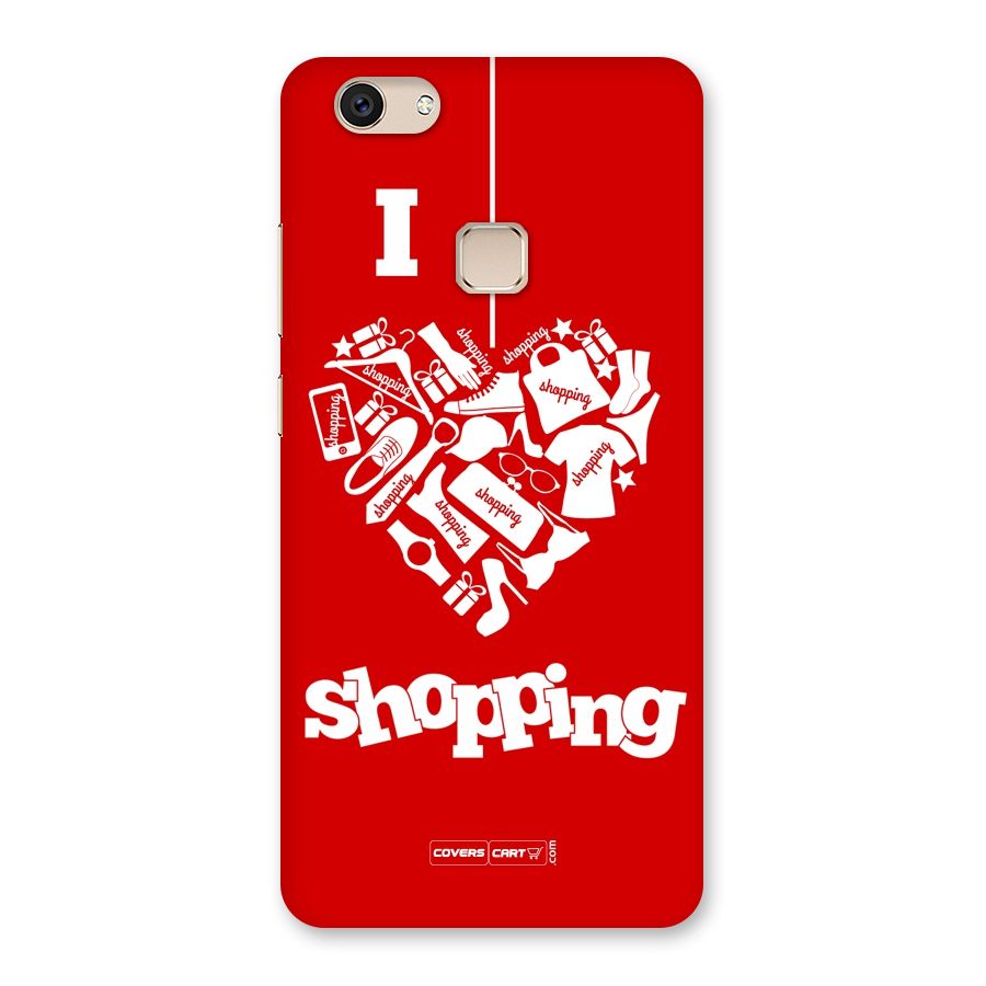 Shopaholic Shopping Love Back Case for Vivo V7