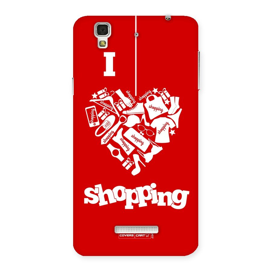 Shopaholic Shopping Love Back Case for YU Yureka Plus