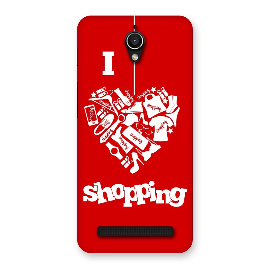 Shopaholic Shopping Love Back Case for Zenfone Go