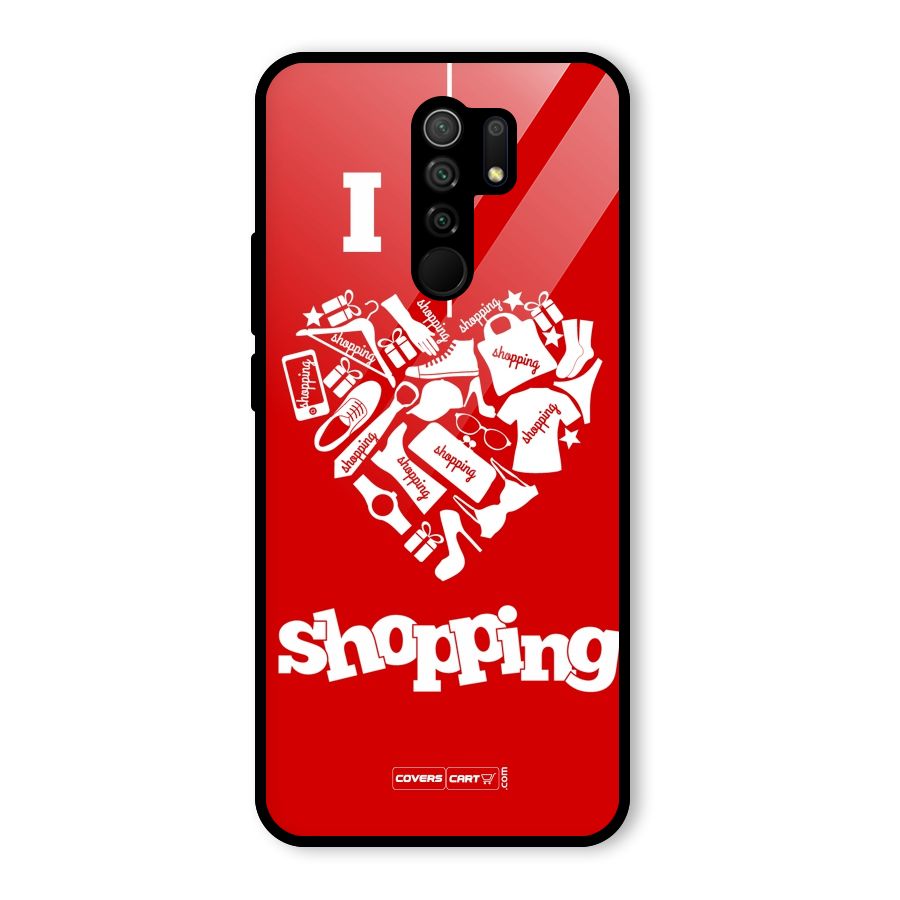 Shopaholic Shopping Love Glass Back Case for Poco M2