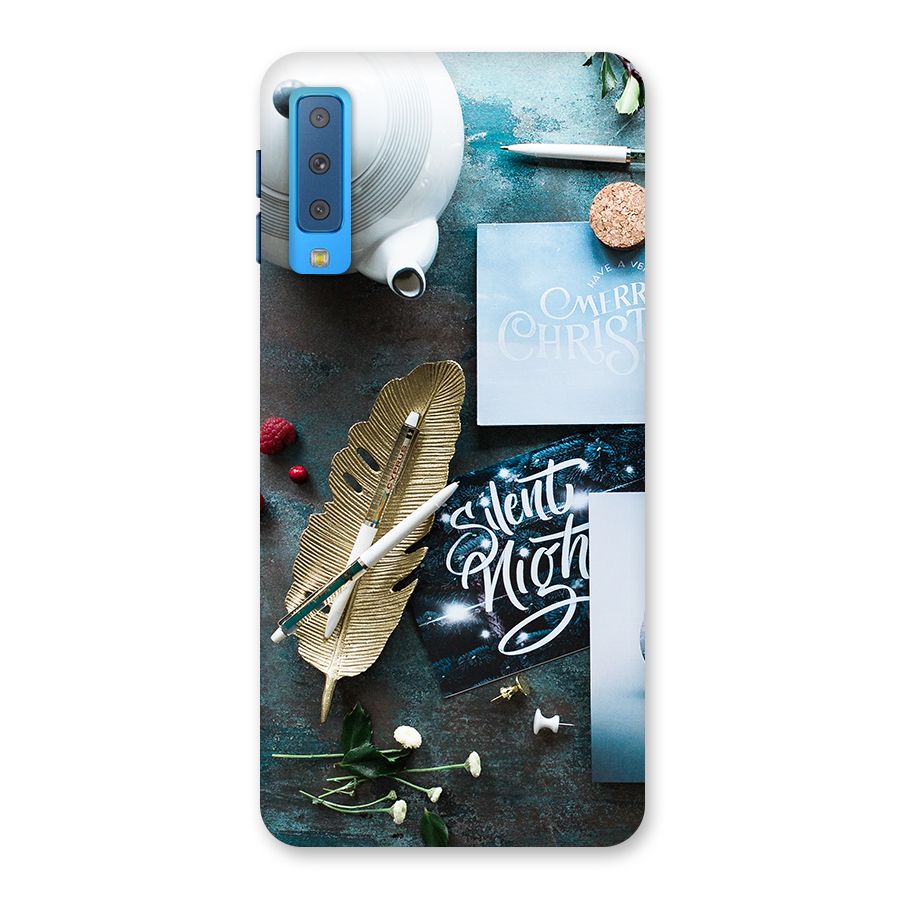 Silent Night Celebrations Back Case for Galaxy A7 (2018)