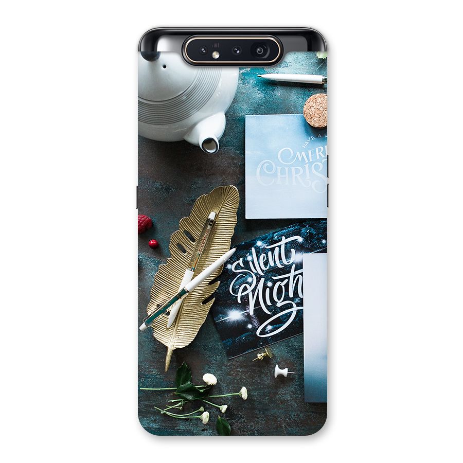 Silent Night Celebrations Back Case for Galaxy A80