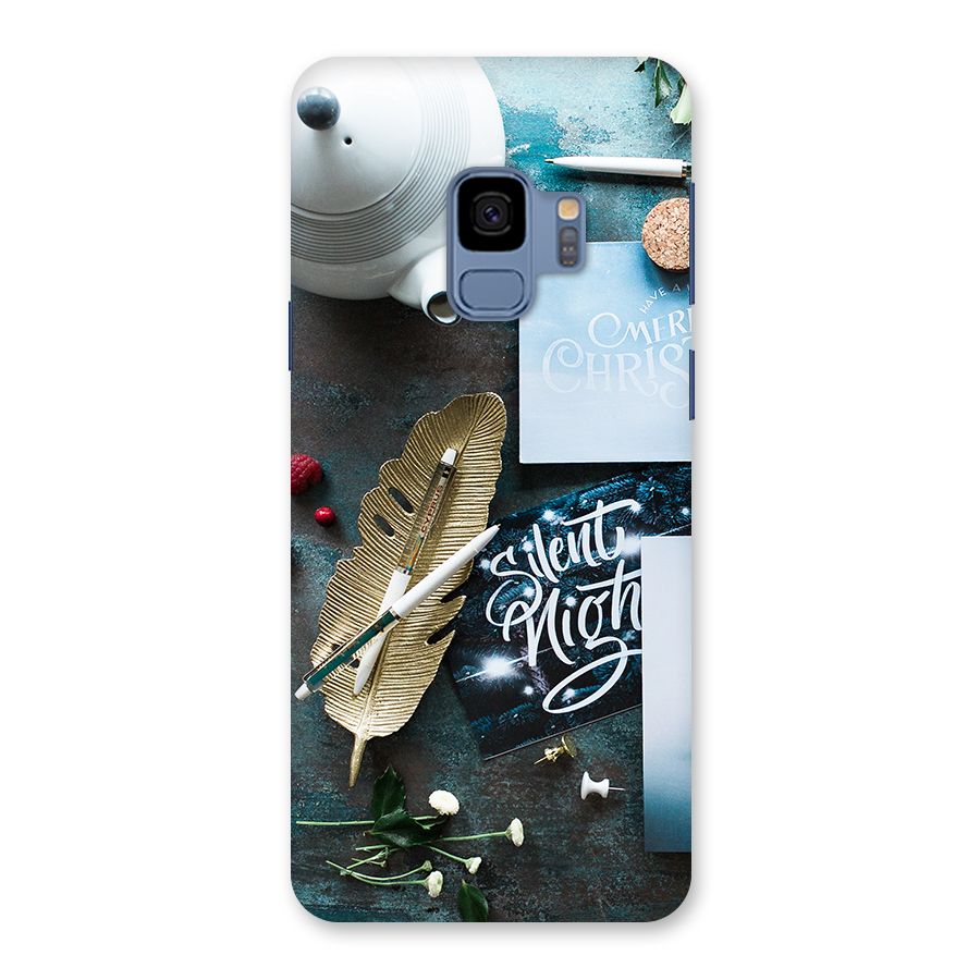 Silent Night Celebrations Back Case for Galaxy S9