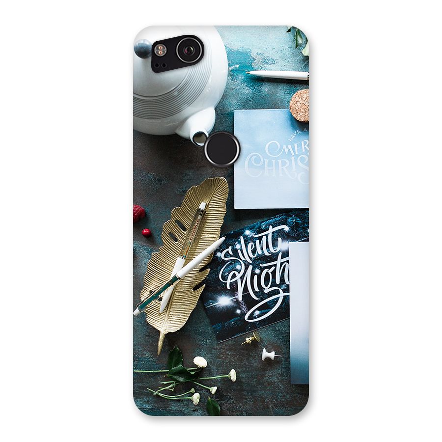 Silent Night Celebrations Back Case for Google Pixel 2