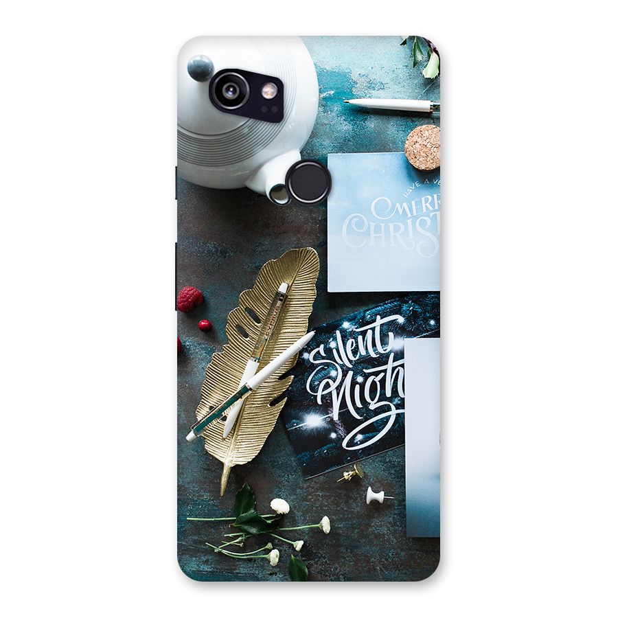 Silent Night Celebrations Back Case for Google Pixel 2 XL