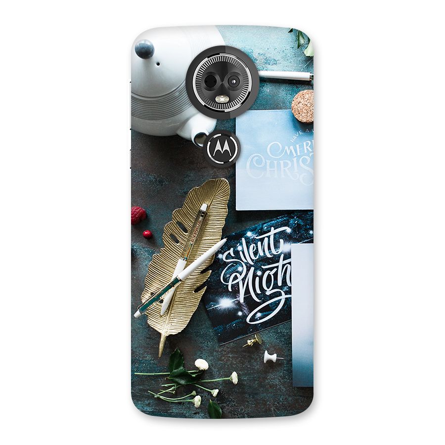 Silent Night Celebrations Back Case for Moto E5 Plus