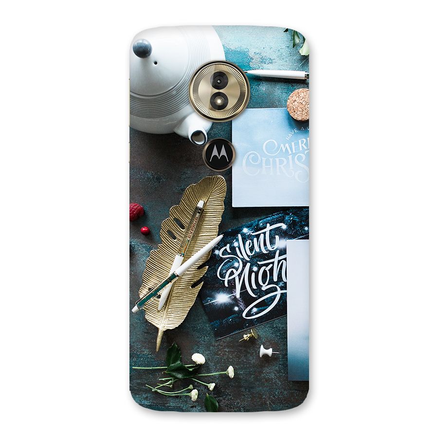 Silent Night Celebrations Back Case for Moto G6 Play
