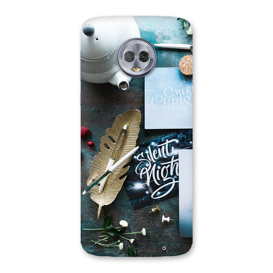 Silent Night Celebrations Back Case for Moto G6 Plus