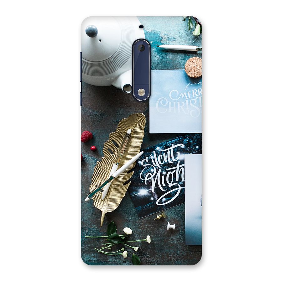 Silent Night Celebrations Back Case for Nokia 5