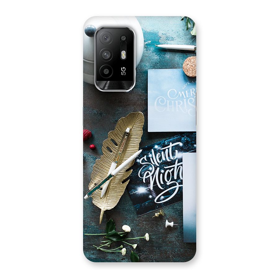Silent Night Celebrations Back Case for Oppo F19 Pro Plus 5G