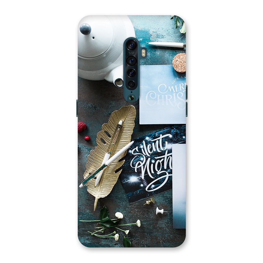 Silent Night Celebrations Back Case for Oppo Reno2