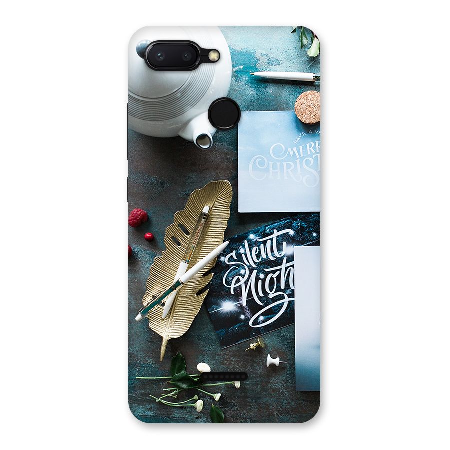 Silent Night Celebrations Back Case for Redmi 6
