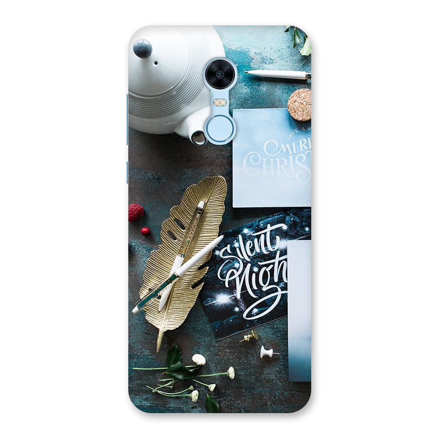 Silent Night Celebrations Back Case for Redmi Note 5