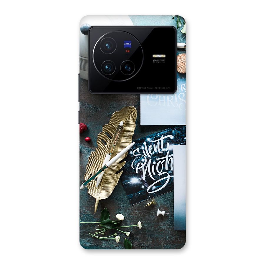Silent Night Celebrations Back Case for Vivo X80
