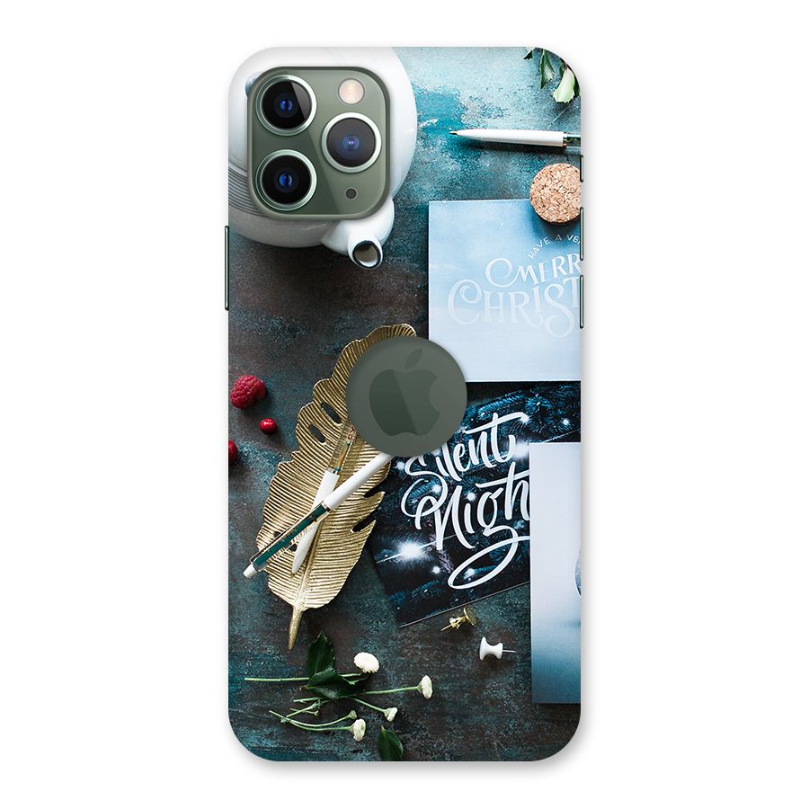 Silent Night Celebrations Back Case for iPhone 11 Pro Logo  Cut