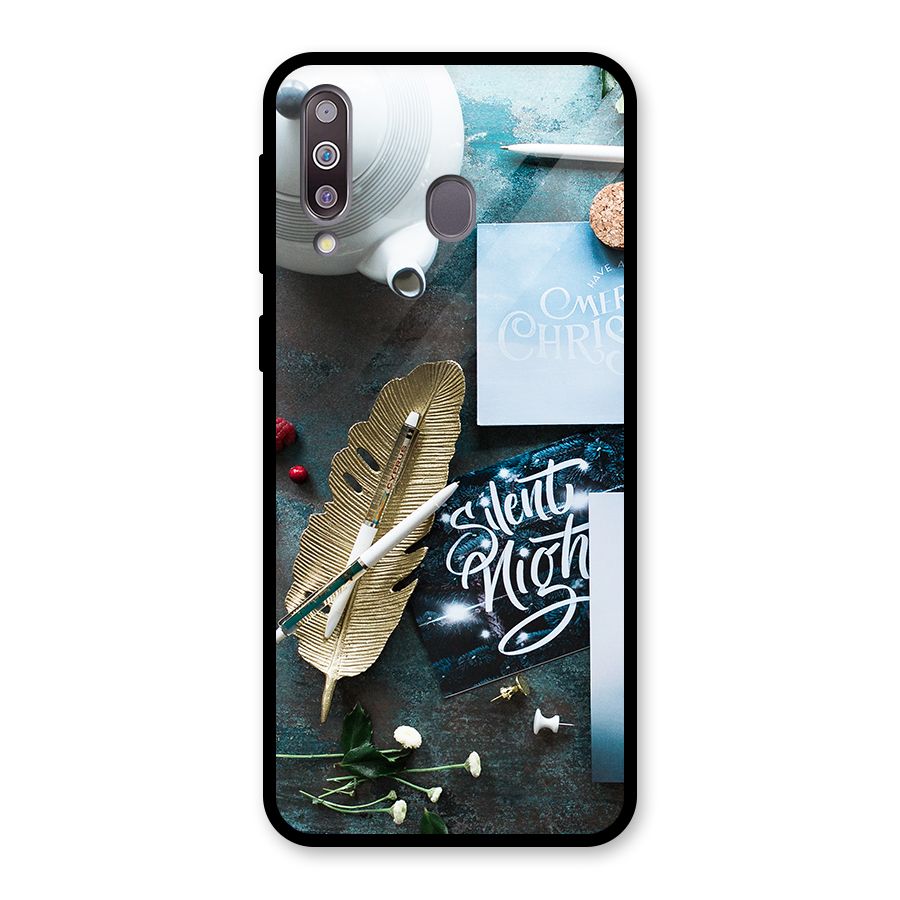 Silent Night Celebrations Glass Back Case for Galaxy M30