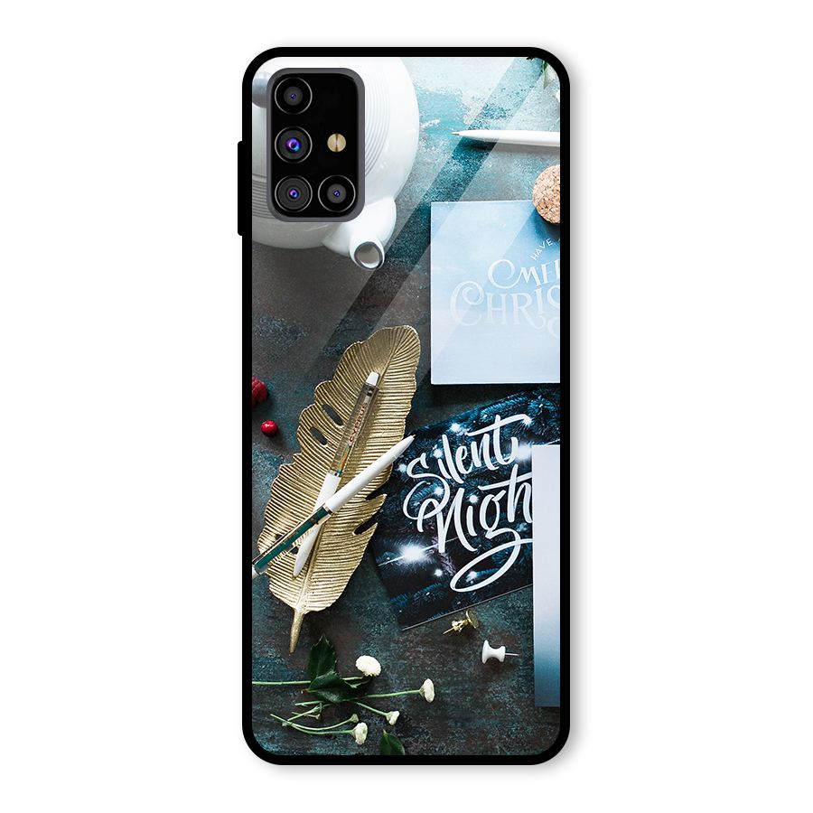 Silent Night Celebrations Glass Back Case for Galaxy M31s